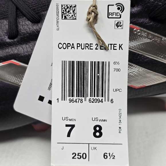 Adidas Copa Pure 2 ELITE KT FG Soccer Cleats Purple IG6398 Mens Size 7 New main image 5